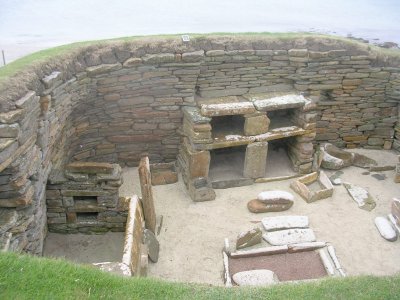 Skara Brae main room.